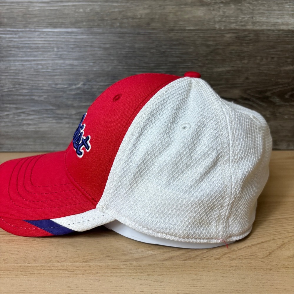 Titleist Hat Cap Fitted S/M Red Golf Golfing Script Breathable - Picture 4 of 11